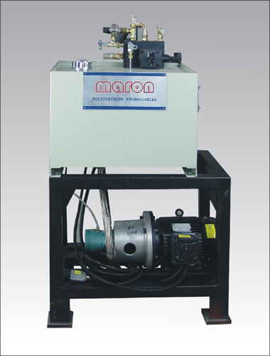 Cyclopentane pressure foaming machine - hydraulic unit