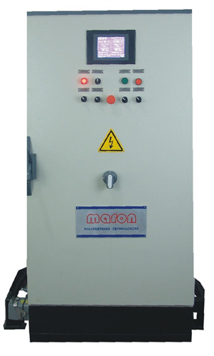 Cyclopentane pressure foaming machine - number of electrical control system. Son