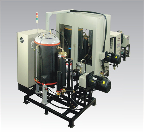 Cyclopentane pressure foaming machine